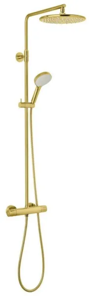Damixa Silhouet Duschsystem, gebürstetes Messing