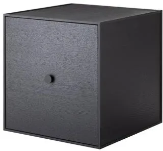 Audo Frame 35 Mit Tür 35X35X35 Schwarze Esche