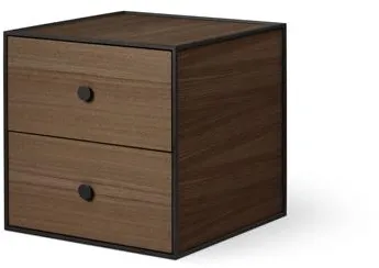 Audo Frame 35 Mit 2 Schubladen 35X35X35 Räuchereiche