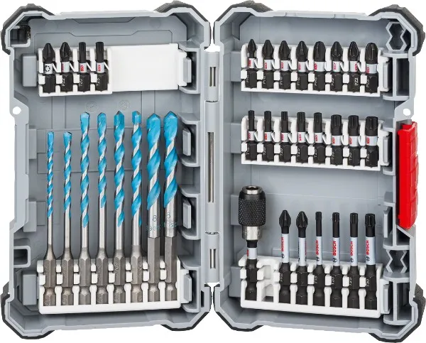 Bosch Set mit Bits für Impact Control-Schraubendreher, 35 Stk.